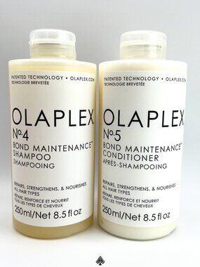 OLAPLEX | No 4 + No 5 Bond Maintenance Shampoo/Conditioner Set [8.5 oz]